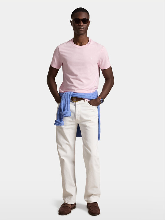 Polo Ralph Lauren Polo Ralph Lauren Póló 710671438530 Világos rózsaszín Regular Fit