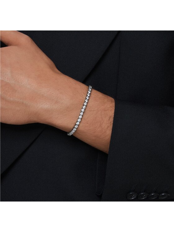 Swarovski Swarovski Bransoletka Matrix Tennis 5693928 Szary