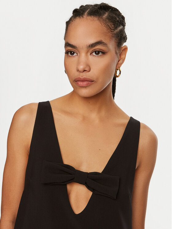 ViCOLO ViCOLO Coctailkleid TS0075 Schwarz Regular Fit