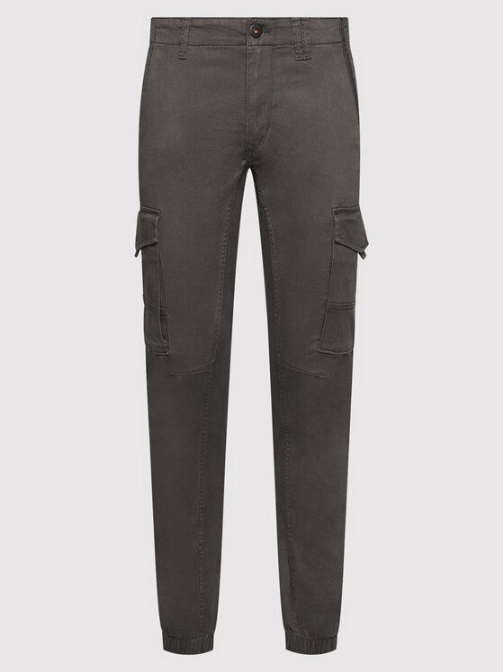 Jack&Jones Jack&Jones Pantaloni di tessuto Paul 12140326 Grigio Tapered Fit