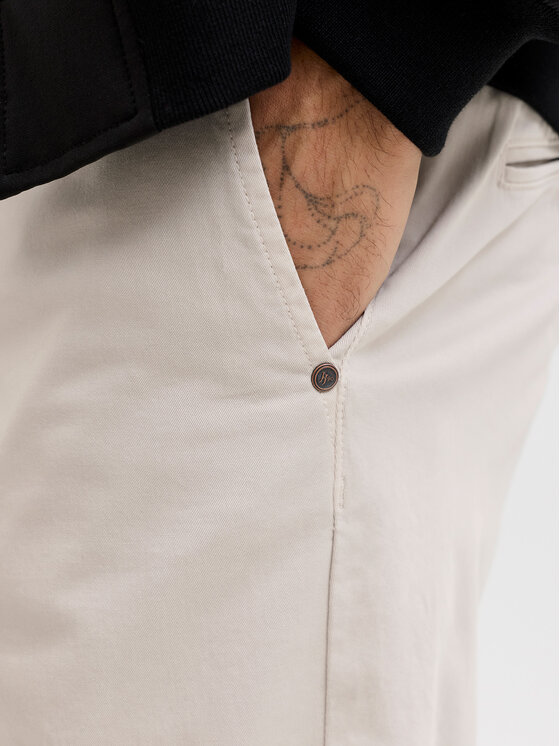 Jack & Jones Jack & Jones Chino-püksid Lie Vance 12292970 Ekrüüvärv Regular Fit