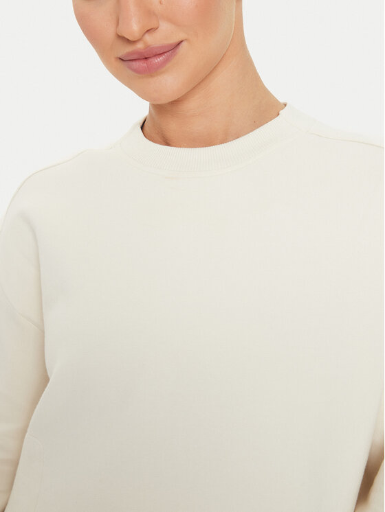 Reebok Reebok Суитшърт Activ Coll Dreamblend Midlayer 100076297 Екрю Relaxed Fit