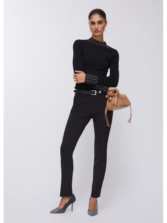 Liu Jo Liu Jo Pantalone da abito PA6006T252722222 Nero Regular Fit