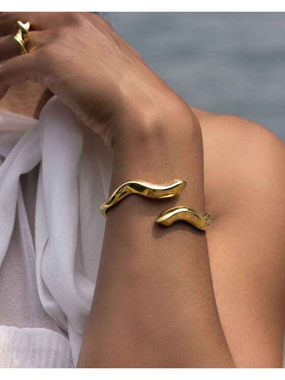 Leis Leis Bracciale Onde Oro