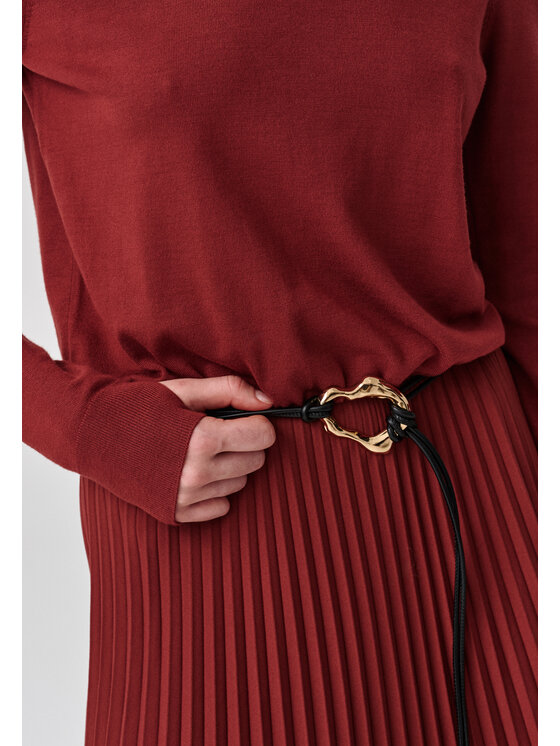 TATUUM TATUUM Sukienka codzienna ARELIO Czerwony Flare Fit