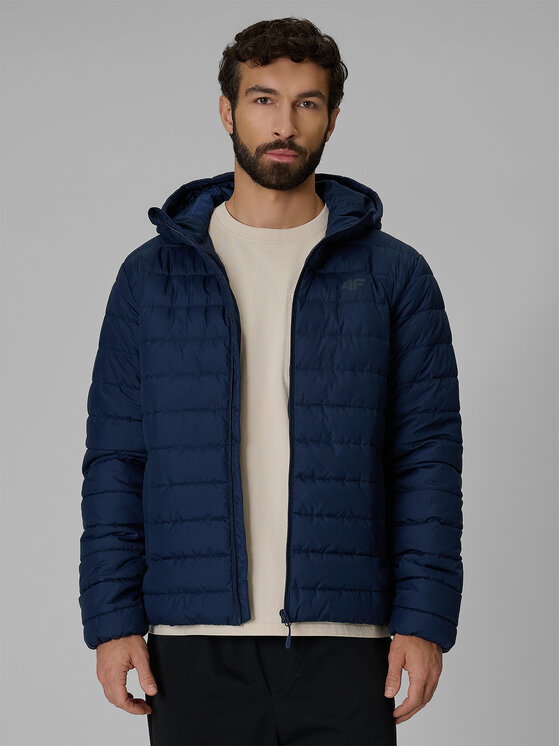 4F 4F Kurtka przejściowa CITY JACKETS Granatowy Regular Fit
