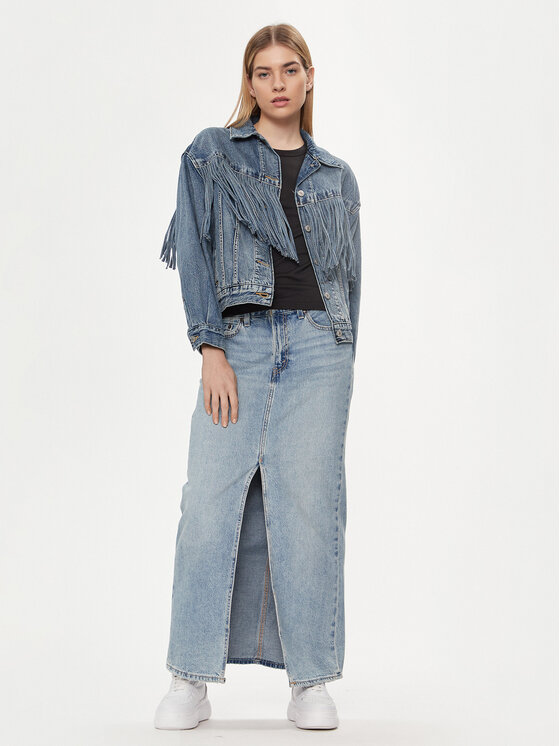 Levi's® Levi's® Džínová sukně A7512-0000 Modrá Regular Fit