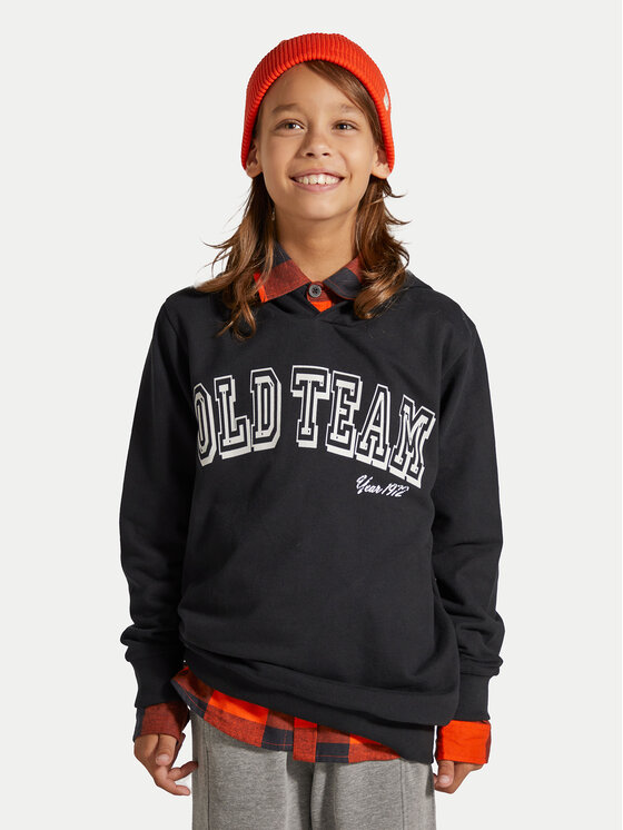 Coccodrillo Coccodrillo Sweatshirt ZC4132305VBA Schwarz Relaxed Fit