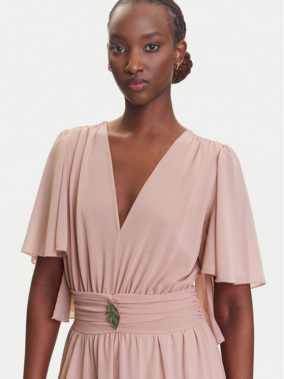 Fracomina Fracomina Abendkleid FQ25SD3011W41201 Rosa Regular Fit