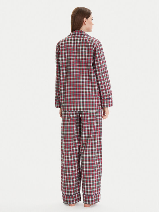 Polo Ralph Lauren Polo Ralph Lauren Piżama 4P0429 Bordowy Relaxed Fit
