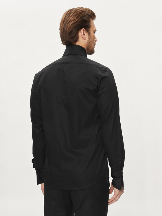 KARL LAGERFELD KARL LAGERFELD Srajca 605008 Črna Slim Fit