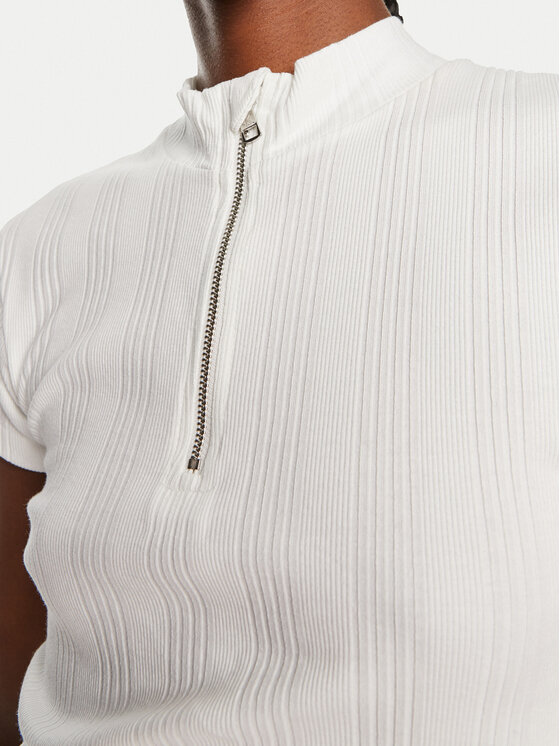 Calvin Klein Jeans Calvin Klein Jeans Blúz Variegated J20J223564 Fehér Slim Fit