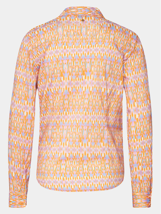 Mustang Mustang Srajca Edison 1014899 Oranžna Slim Fit