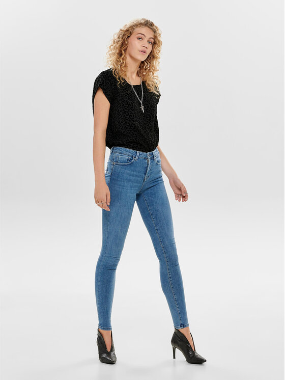 ONLY ONLY Jeansy Power 15169892 Niebieski Skinny Fit