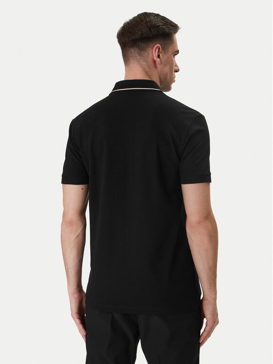 BOSS BOSS Поло Birdie Paule 50559365 Чорний Slim Fit