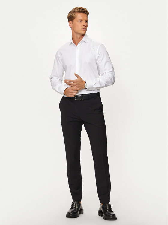 Calvin Klein Calvin Klein Marškiniai K10K113546 Balta Regular Fit