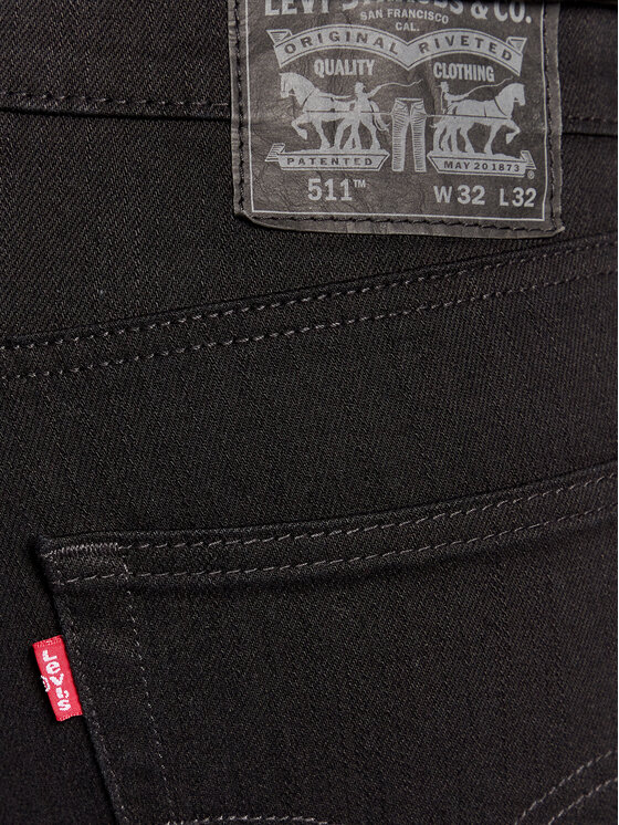 Levi's® Levi's® Jeans hlače 511™ 04511-0168 Črna Slim Fit