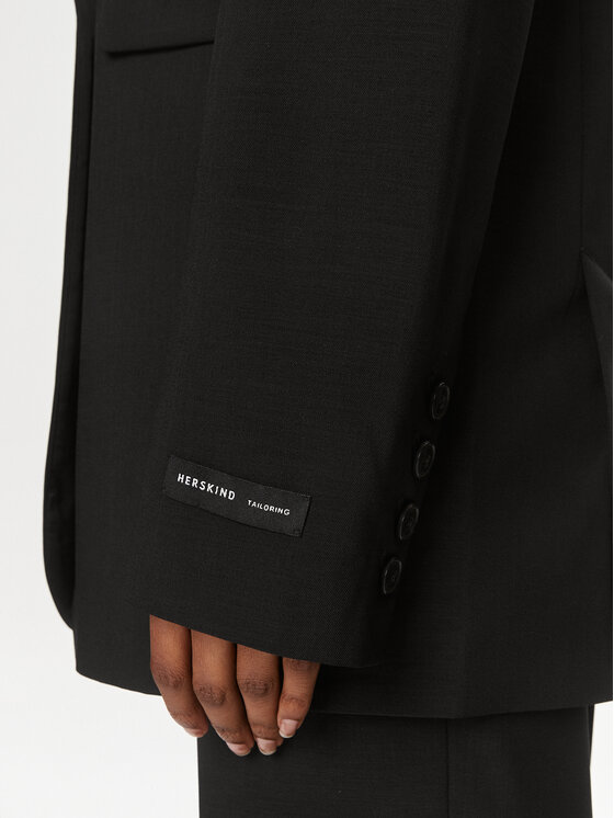 Herskind Herskind Švarkas 5007519 Juoda Regular Fit