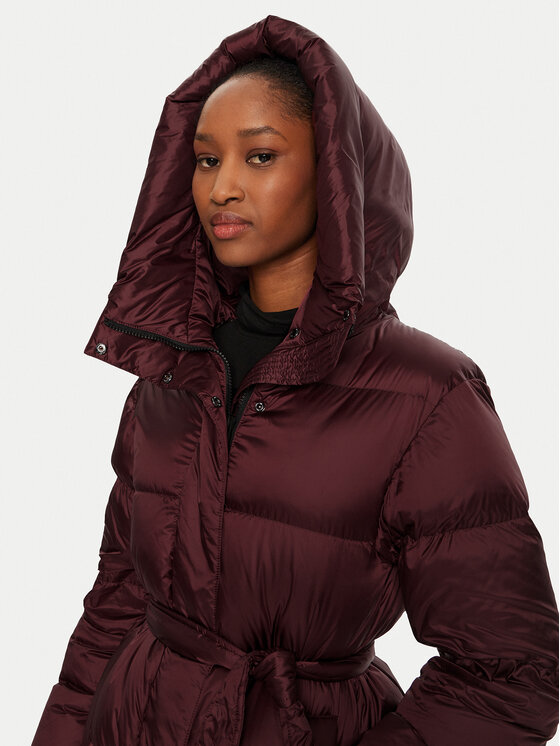 Hetregó Hetregó Pūkinė striukė Karen 8N605 Vyšninė Regular Fit