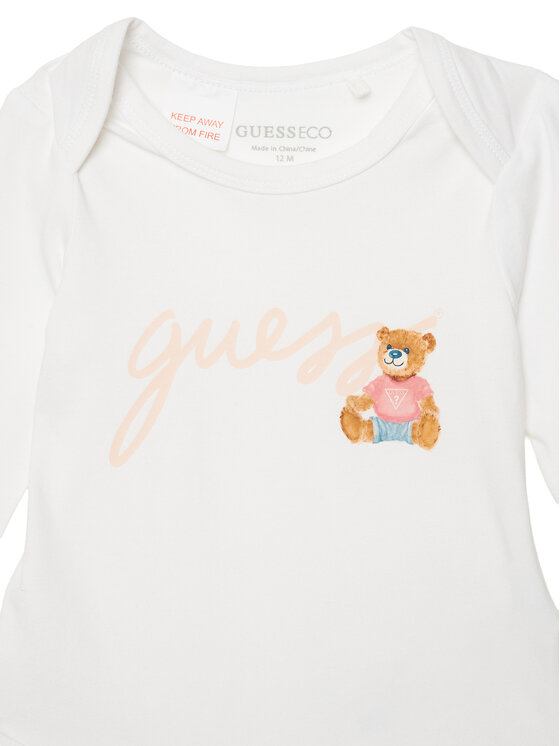 Guess Guess Sada mikina, body a tepláky H6YG09 K4135 Světle růžová Regular Fit