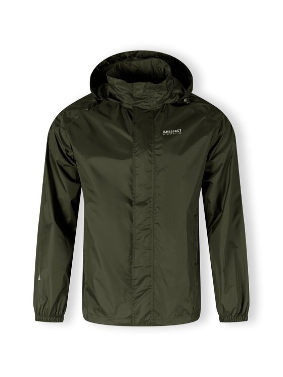 minoti minoti Kurtka przeciwdeszczowa 27MRJACKET3 Khaki Regular Fit
