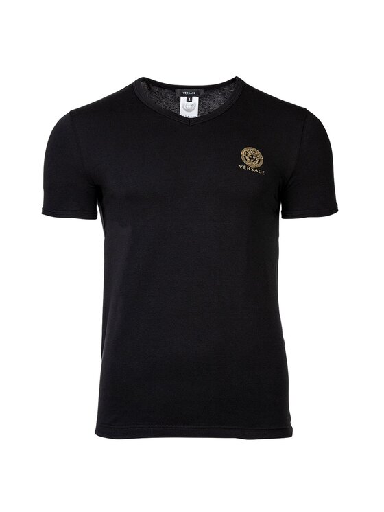 Versace Versace T-Shirt 26512 Czarny Slim Fit