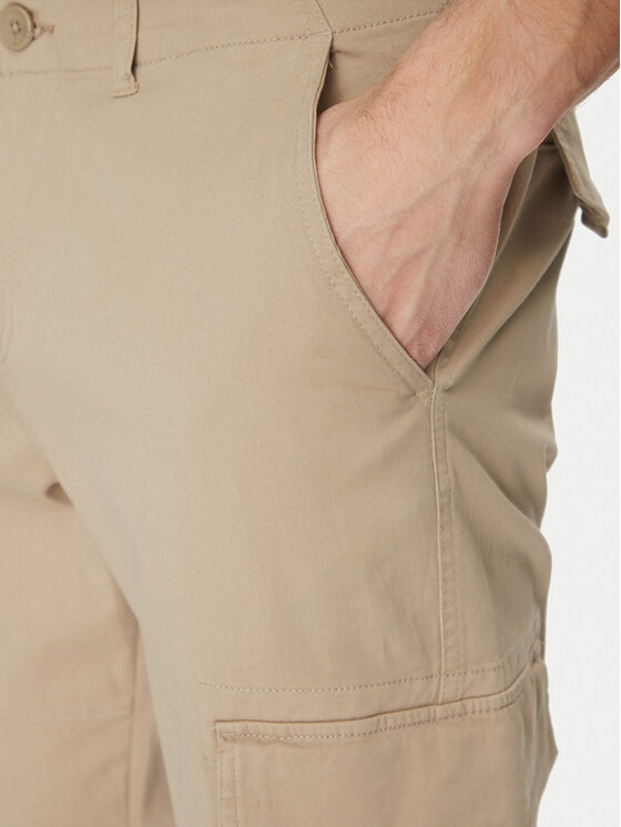 Only & Sons Only & Sons Bavlnené nohavice 22025431 Béžová Tapered Fit