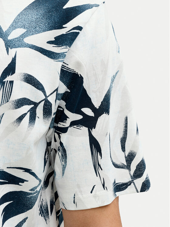 Jack & Jones Jack & Jones Majica Honolulu 12288089 Bela Regular Fit