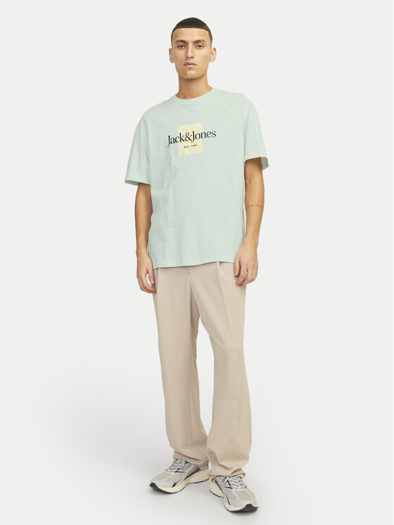 Jack&Jones Jack&Jones Marškinėliai Lafayette 12250436 Žalia Relaxed Fit