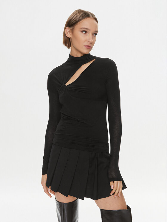 PINKO Pinko Bluza Mononoke 102328 A17S Črna Slim Fit