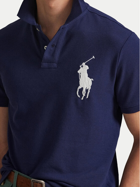 Polo Ralph Lauren Polo Ralph Lauren Tricou polo 710688969004 Bleumarin Custom Slim Fit