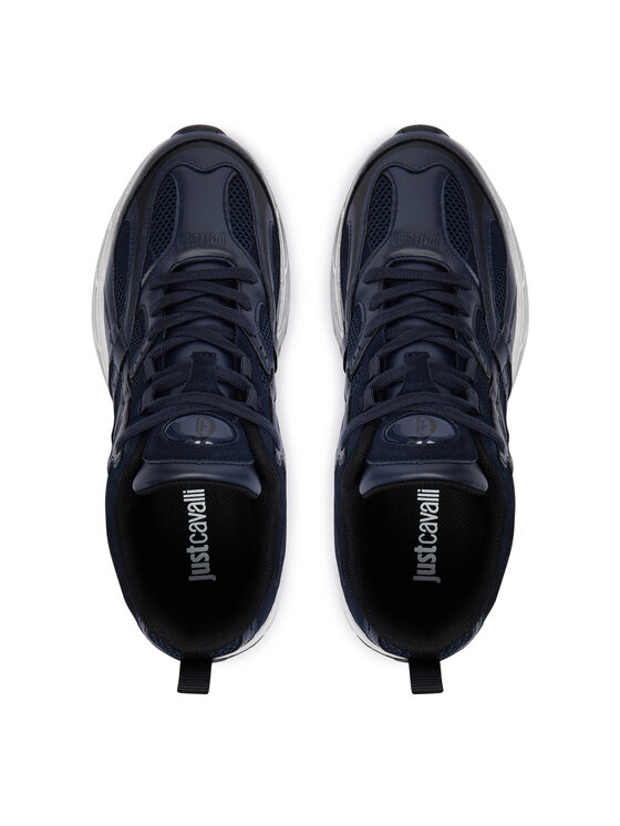 Just Cavalli Just Cavalli Sneakersy 81QA3SG2 ZSF07 Granatowy