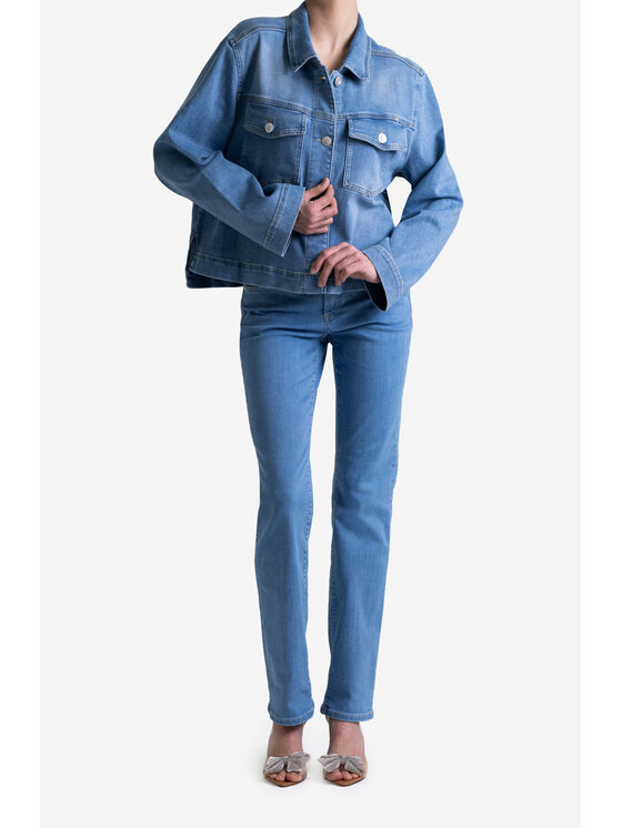 RJ Rocks Jeans RJ Rocks Jeans Kurtka jeansowa Emma Niebieski Oversize