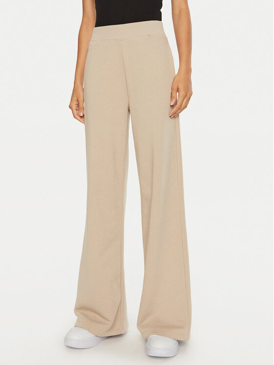 Calvin Klein Jeans Teplákové nohavice J20J222597 Béžová Relaxed Fit