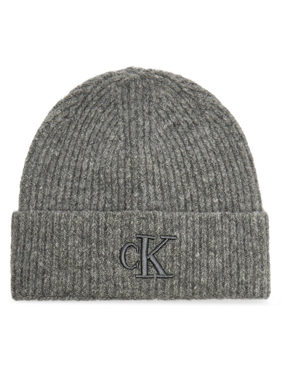 Calvin Klein Calvin Klein Čepice Thick Embroidery K60K612321 Šedá
