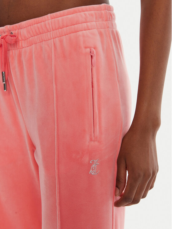 Juicy Couture Juicy Couture Donji dio trenerke Tina JCAPW045 Narančasta Regular Fit