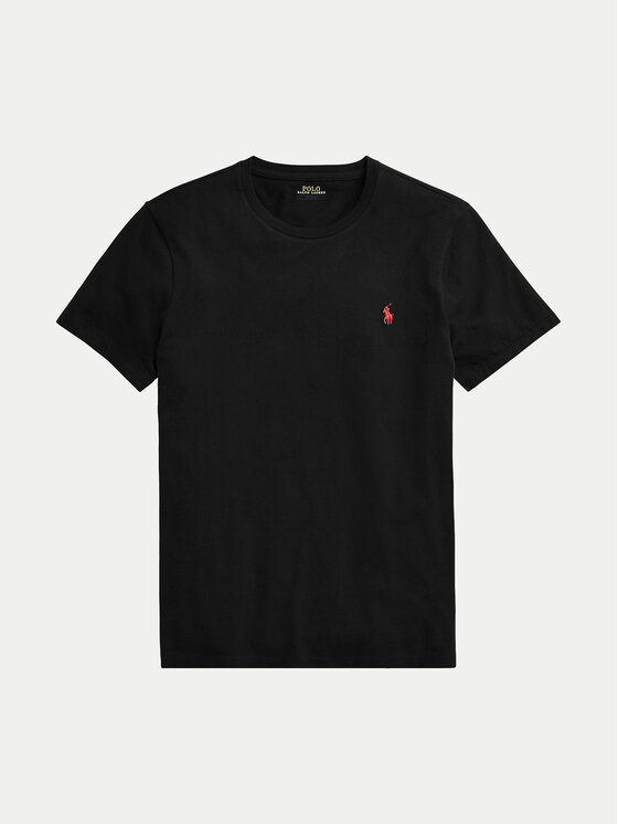 Polo Ralph Lauren Polo Ralph Lauren Футболка Bsr 710680785 Чорний Custom Slim Fit
