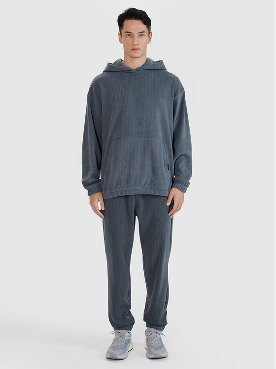 4F 4F Jogger nohavice 4FRSS25TTROM1476-22S Čierna Regular Fit