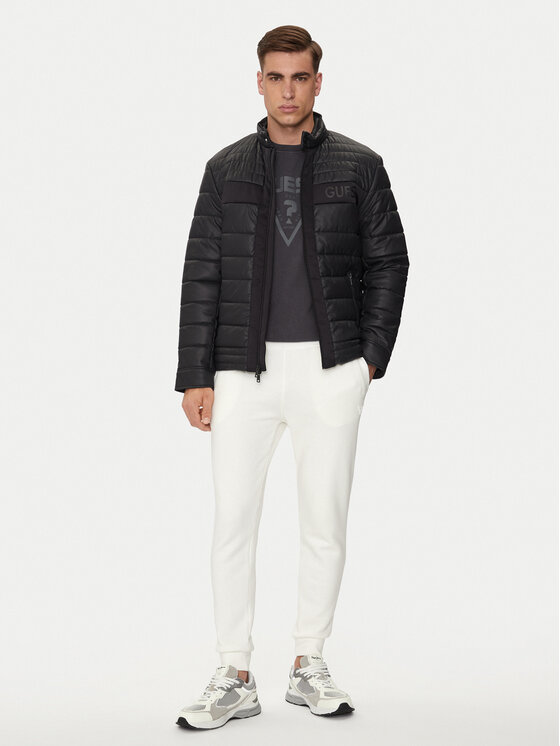 Guess Guess Μπουφάν μεταβατικό M4YL16 WFHD0 Μαύρο Regular Fit