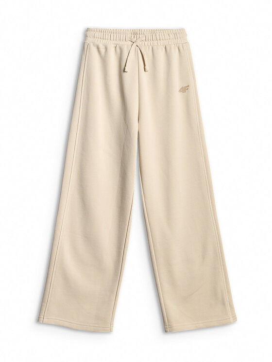 4F 4F Spodnie dresowe WILD WANDERLUST Beżowy Loose Fit
