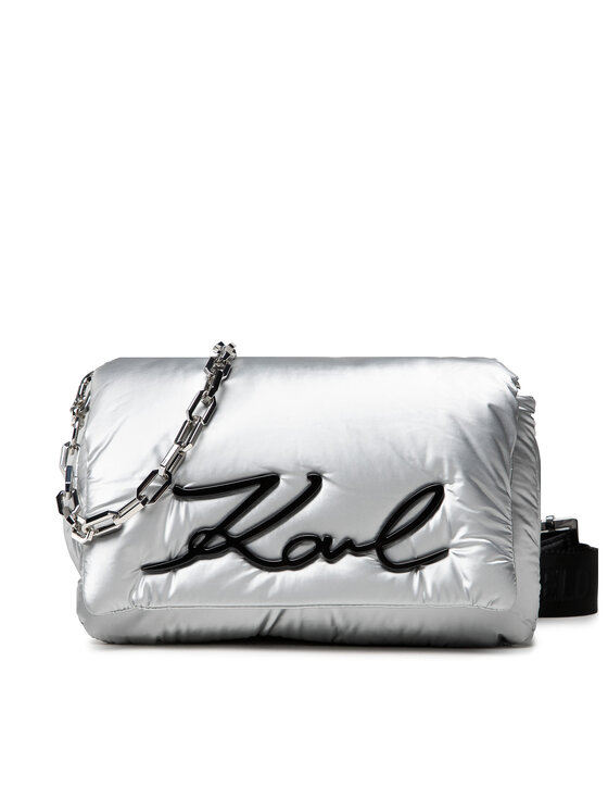 Sac karl lagerfeld argent best sale