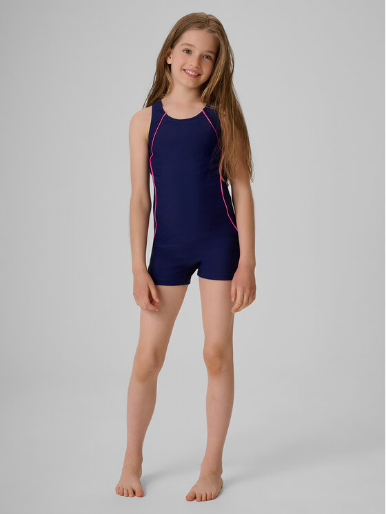4F 4F Strój kąpielowy AQUA FORCE Granatowy