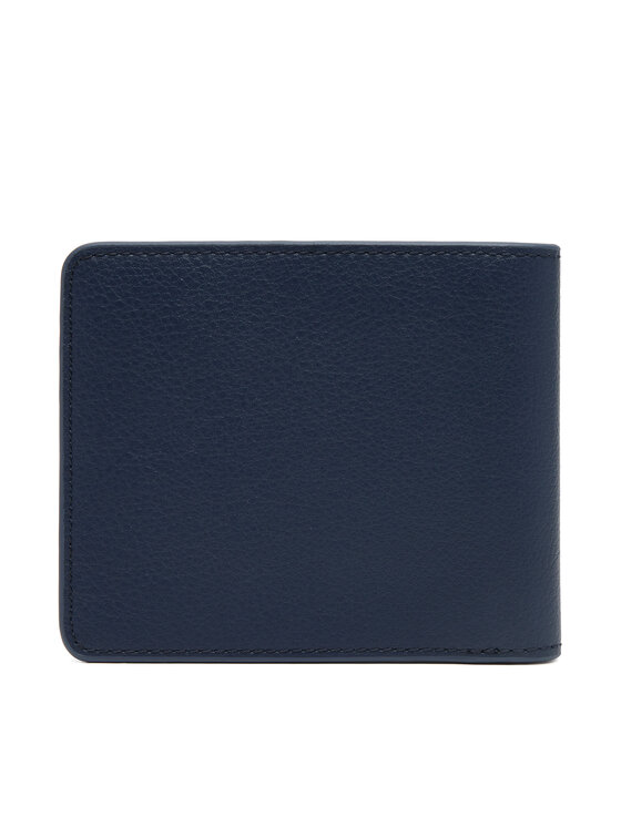 Tommy Jeans Tommy Jeans Große Herren Geldbörse Tjm Heritage Leather Cc Wallet AM0AM13371 Dunkelblau