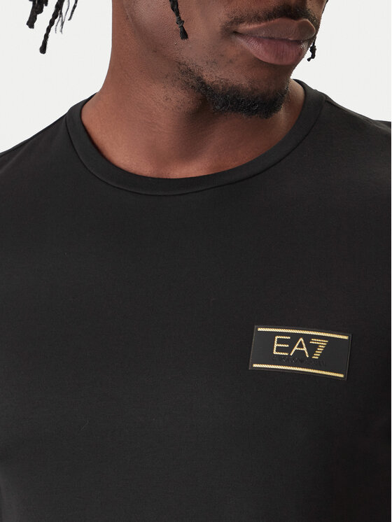 EA7 Emporio Armani EA7 Emporio Armani Marškinėliai 7M001331 AF13739 UC001 Juoda Regular Fit