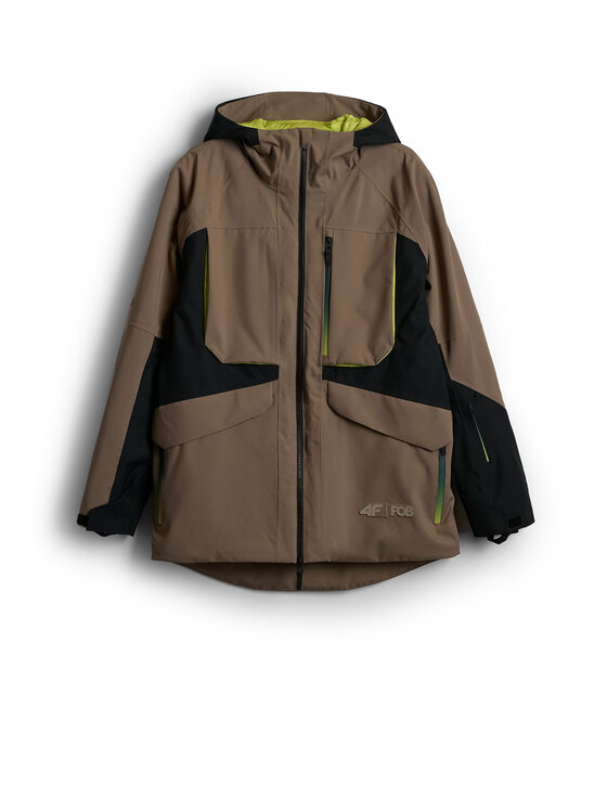 4F 4F Kurtka snowboardowa FOB Brązowy jasny Regular Fit
