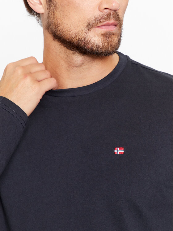 Napapijri Napapijri Longsleeve Salis NP0A4HN7 Μαύρο Regular Fit