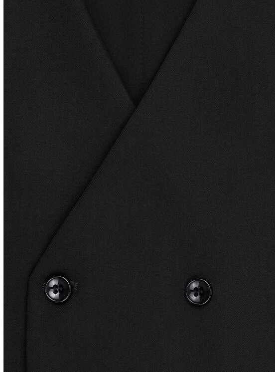 Pako Lorente Pako Lorente Kamizelka P24SF-8X-013 Czarny Slim Fit