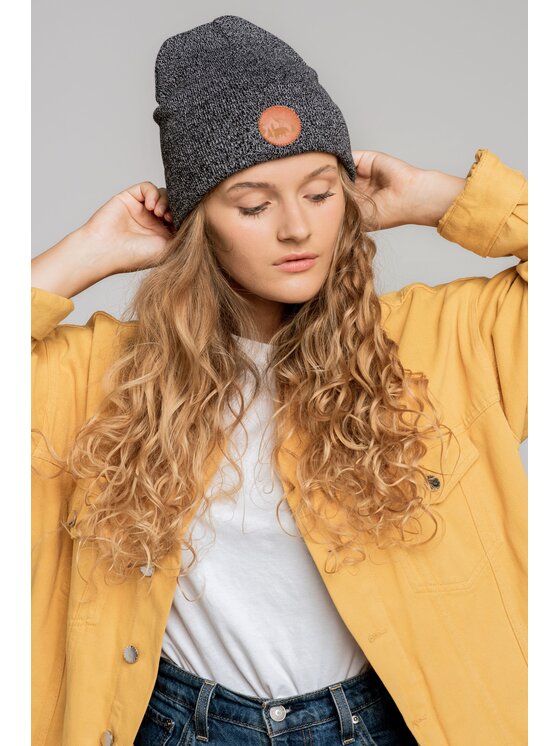 Kabak Kabak Czapka klasyczna beanie Czarny