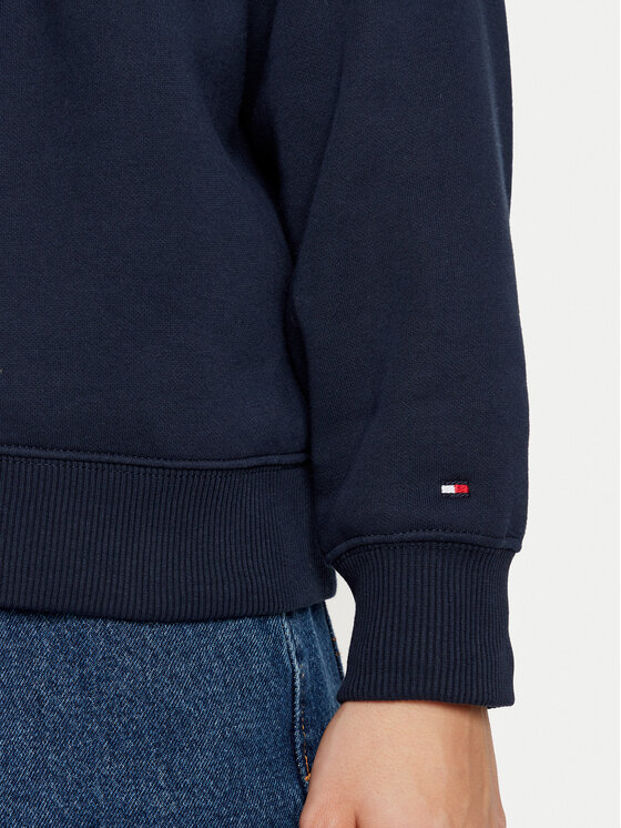 Tommy Hilfiger Tommy Hilfiger Bluză WW0WW39791 Bleumarin Relaxed Fit