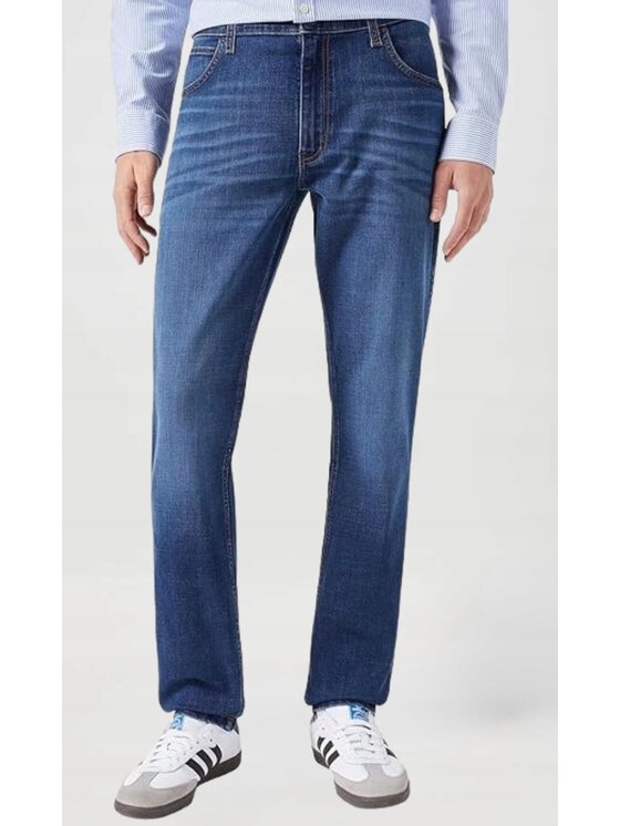 Wrangler Wrangler Jeansy Athletic Fit Niebieski Regular Fit